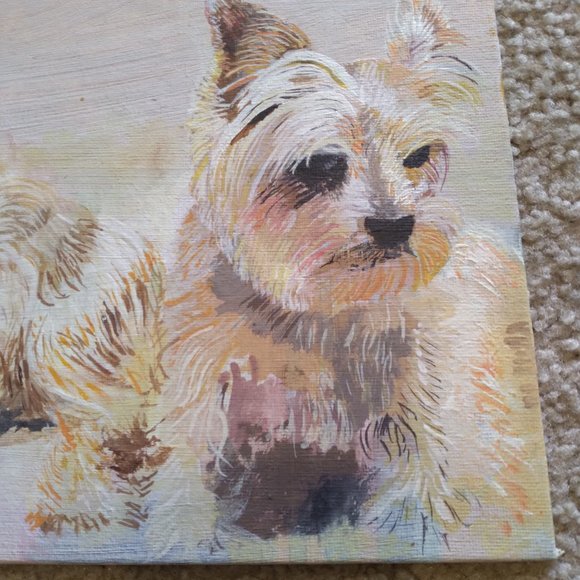 Pet Portrait Custom Acrylic Painting - Picture 2 of 2